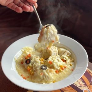 Creamy Cheesy Dumplings