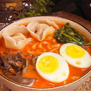 Spicy Dumpling Ramen