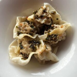 Dumplings in Scallion Ginger