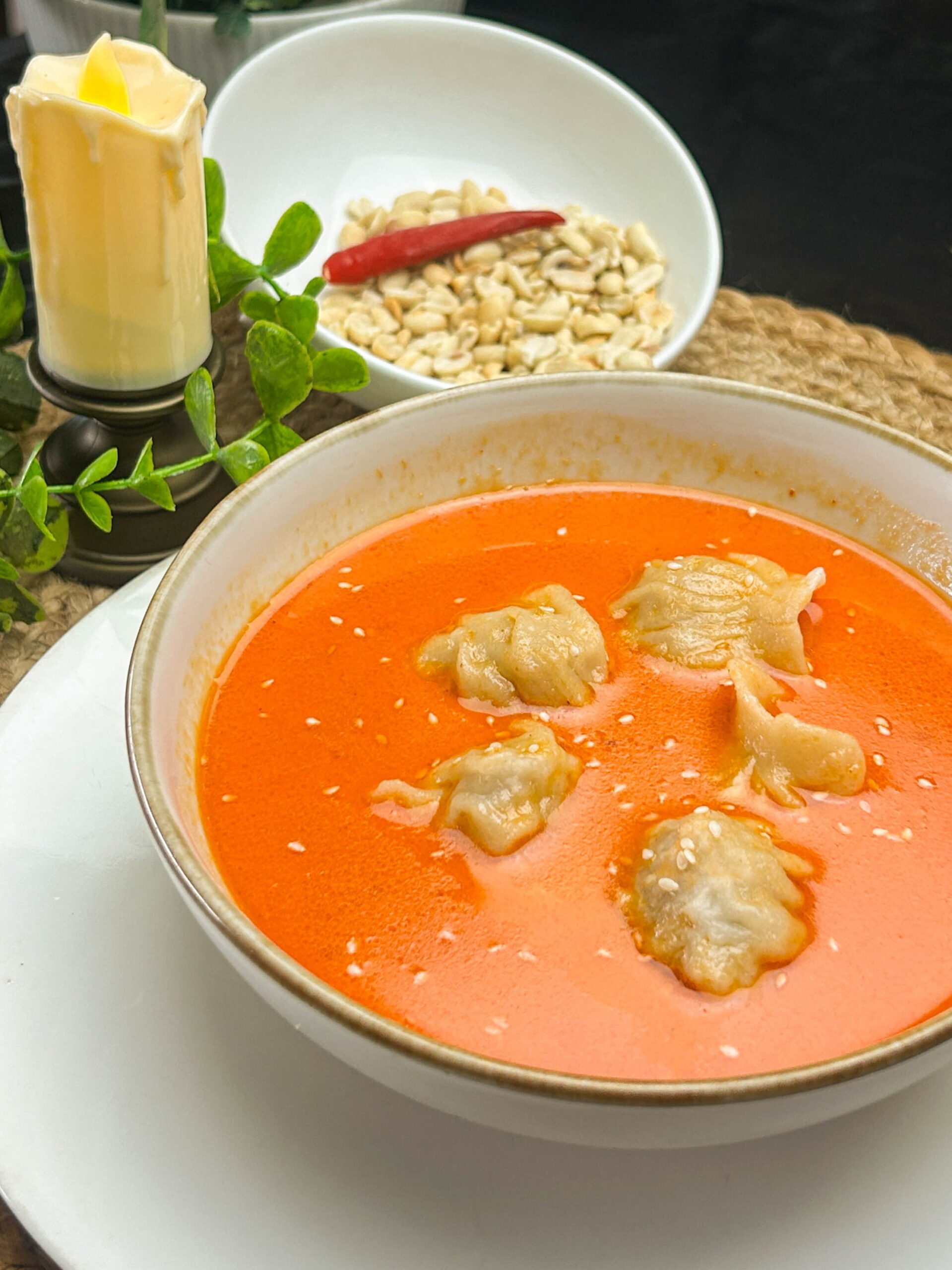 Soupy Peanut Dumpling